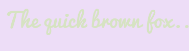 Image with Font Color D6E3C2 and Background Color EDDDF7